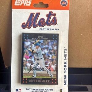 Topps 2007 New York Mets Baseball Card Set
